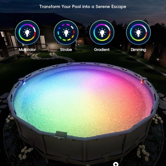 Solar Pool Light with Colorful LED - Picture 7 of 11